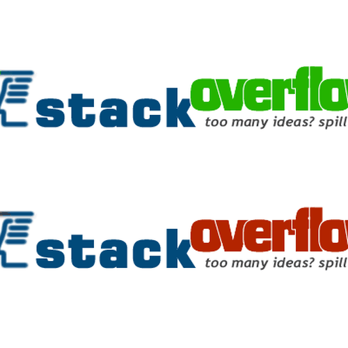 logo for stackoverflow.com デザイン by georged