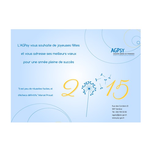 Proposta di design per un contest della categoria Cartolina, volantino o stampa realizzata da Petite Plume