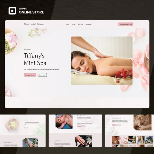 Tiffany's Nails & Esthetics Square online site