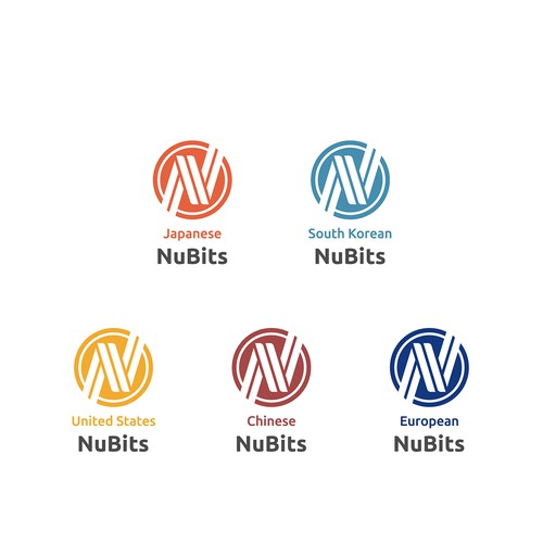 Vectorize logo and pick colors of new NuBits for South Korea and Japan Design by A. Creative Labs™