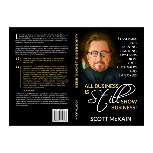 "ALL Business is STILL Show Business!" book cover -- to show the world! Design by ZaraBatool