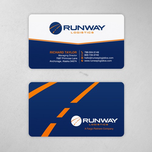 Design di Runway Logistics Business Card di chandrayaan.creative