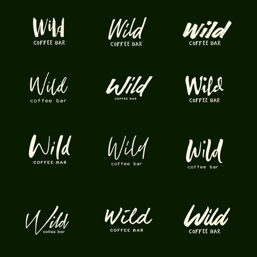 Design a powerful logo for WiLD Coffee Bar Design by rl X