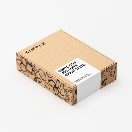 SIMPLE shipping box Design by eolinart