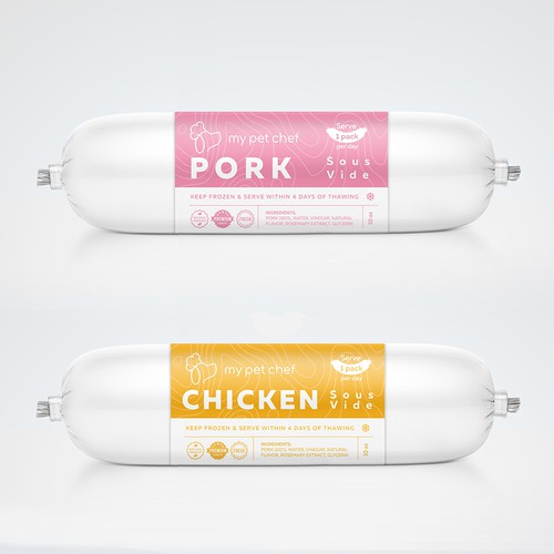 Premium Fresh Dog Food-ontwerp door PolinaShee