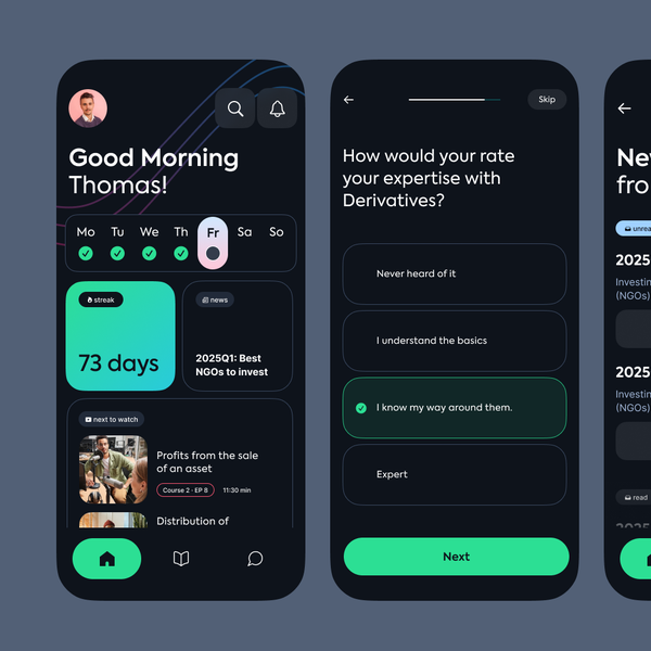 Finance Teaching App