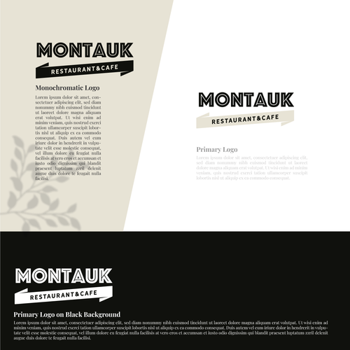 Montauk Logo Design by zbt Design