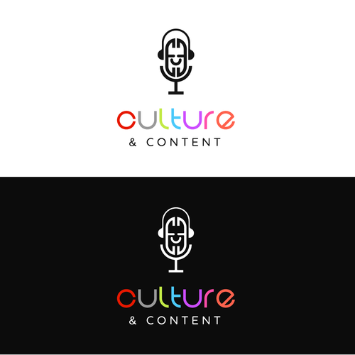 Podcast Logo for a Fun Business Podcast Intersecting Company Culture & Marketing Design by Nicusor Duman