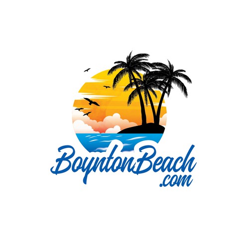 Logo for BoyntonBeach.com Design by Lukin