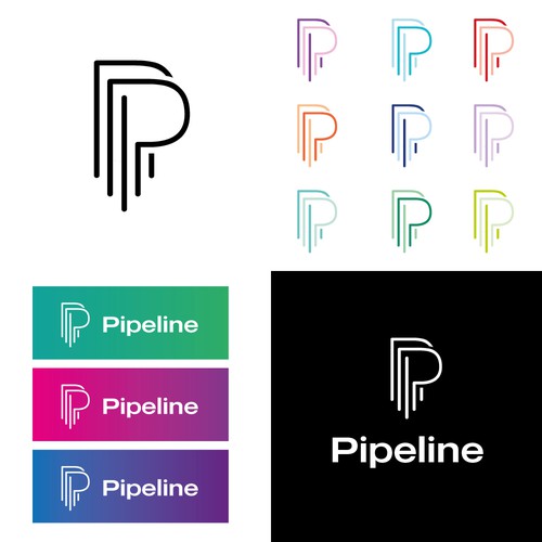 Design a cool, sleek, tech-oriented logo for Pipeline Design von HENKREATIVE☺️