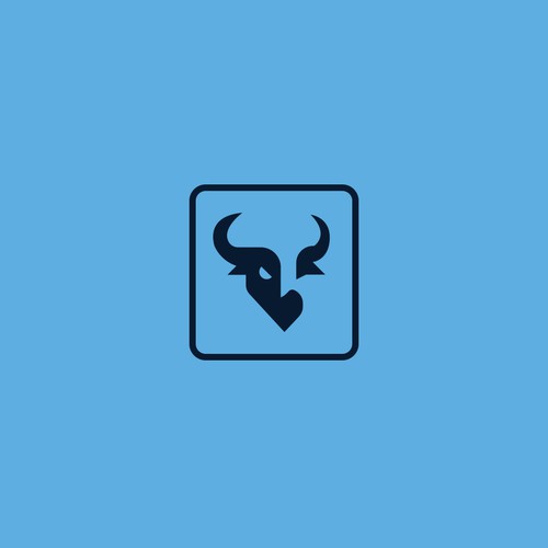 Powerful bull inspired logo for automated trading systems Design by logorad