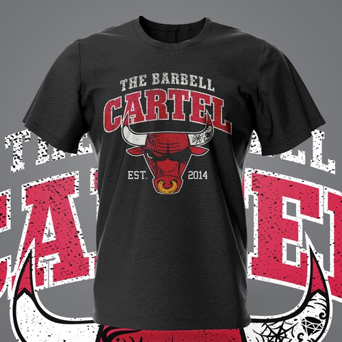 Chicago Bulls Black T-Shirt Mens Adult Medium
