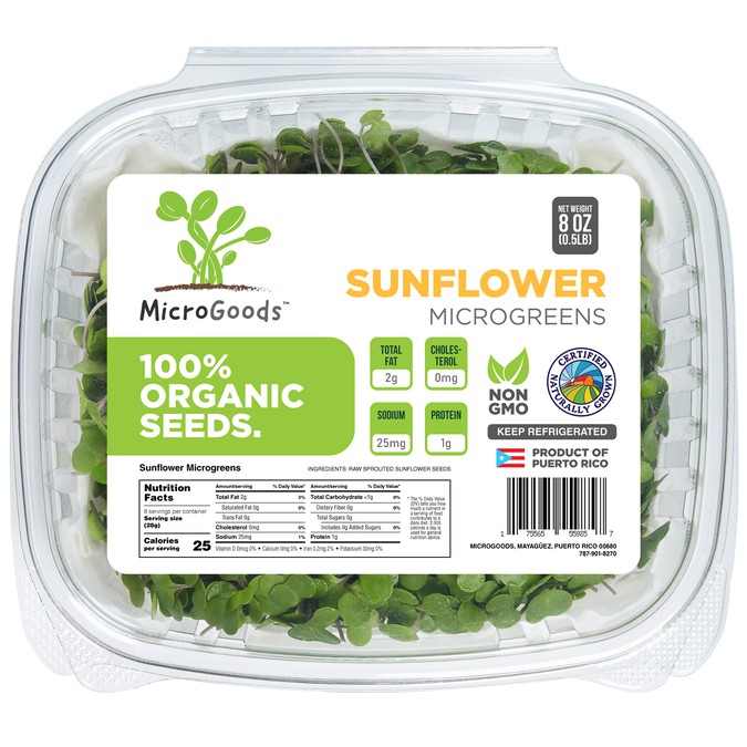 Microgreen Label Template