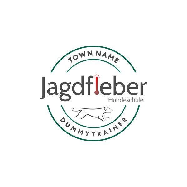 Design realizzato da Akhbarindo intitolato "Hundeschule Jagdfieber Dummytrainer"