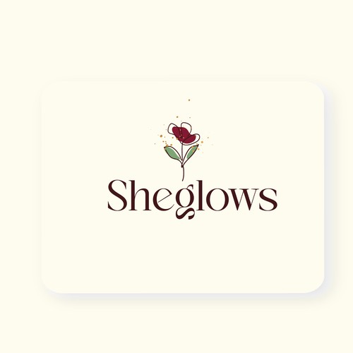 Let's help women glow! Design a beautiful logo for SheGlows Design by QPR