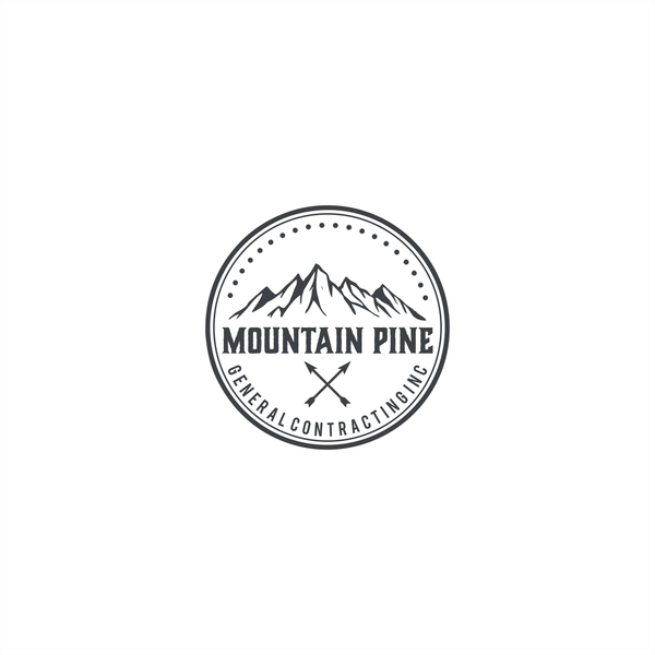 Design by yedd438 titled "Mountain Pine General Contracting Inc"