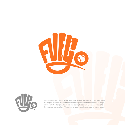 Logo contest for baseball and softball glove manufacture Design by tucity