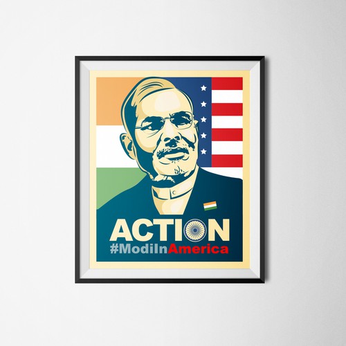 Create an iconic international political image Design by Sijin Gopinathan