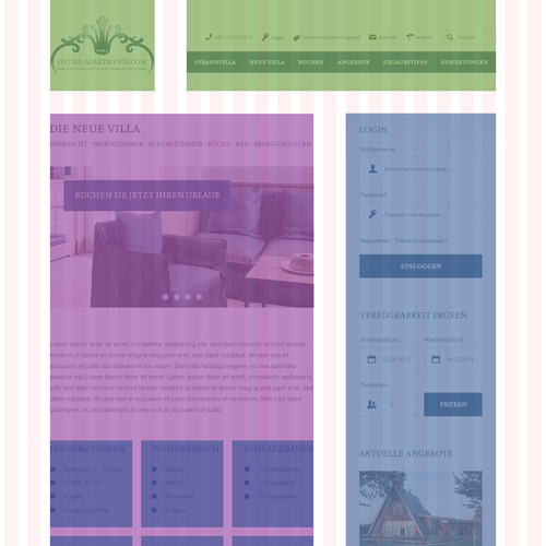 Web page design contest entry by projekt38