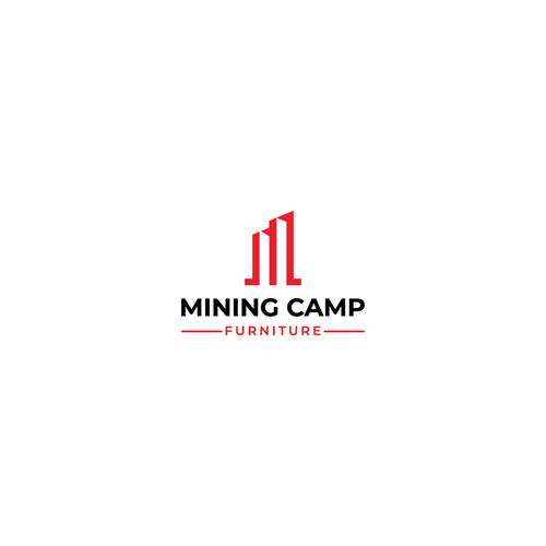 Design Mining Camp Furniture Logo por indahlestar16