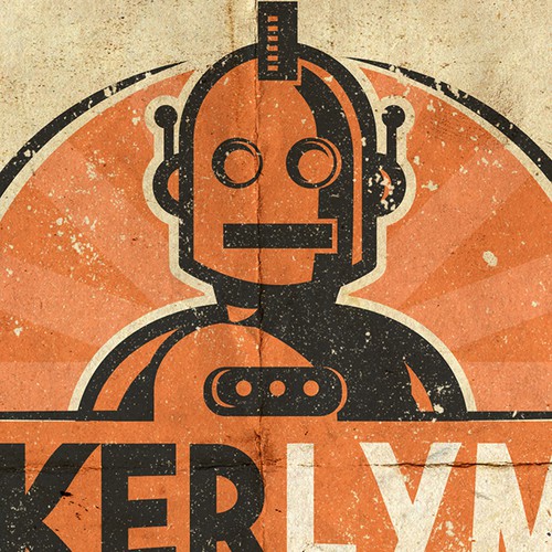 Ricker Lyman Robotic needs a retro Atomic Age logo Design by wilndr