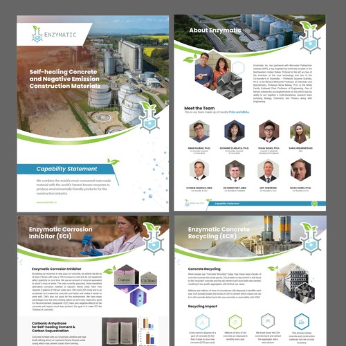 Designs | Capabilites Statement / Company Overview or Introduction (4-6 ...