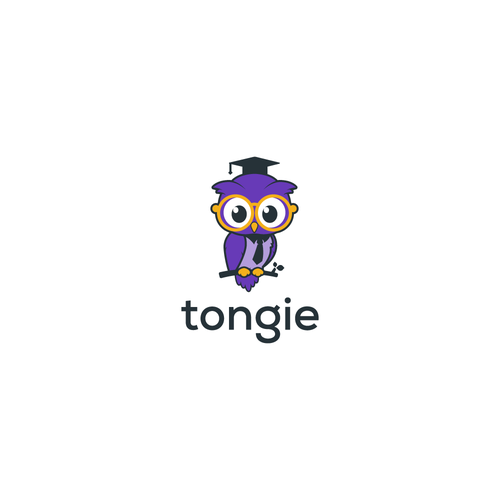 Design di Design Tongie's brand which is an A.I. boosted, language teaching mobile app di odle