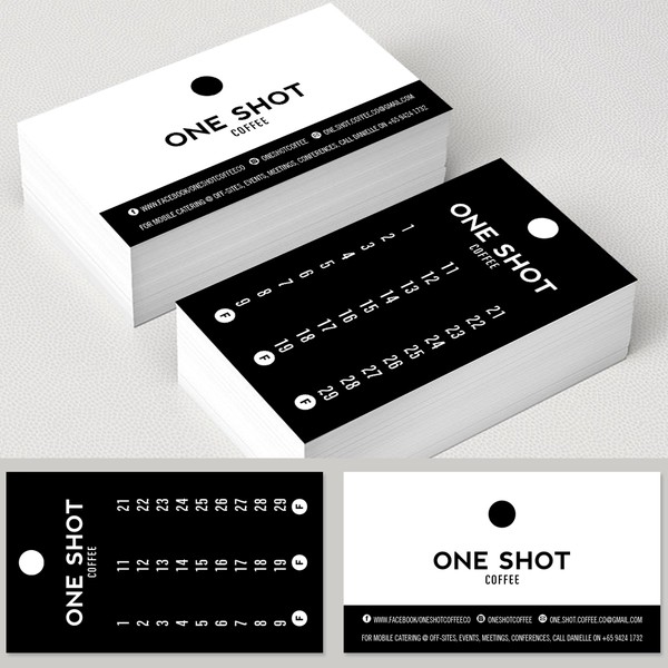 New business card wanted for As above.  This is to be a LOYALTY CARD