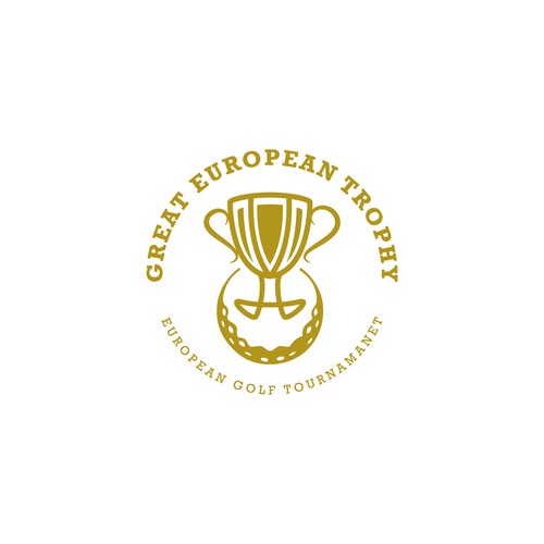 European Golf Tournament Design réalisé par ✅ LOGO OF GOD ™️