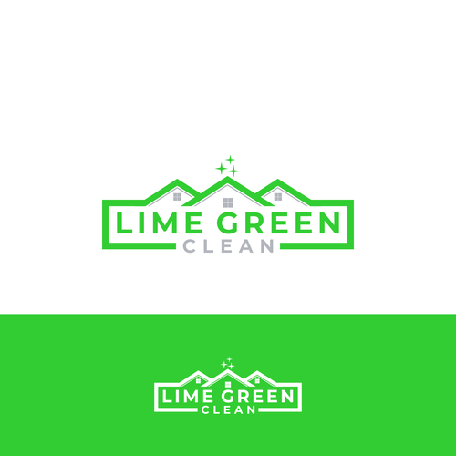 Lime Green Clean Logo and Branding Design von nutronsteel