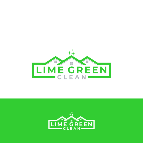 Lime Green Clean Logo and Branding Design by nutronsteel