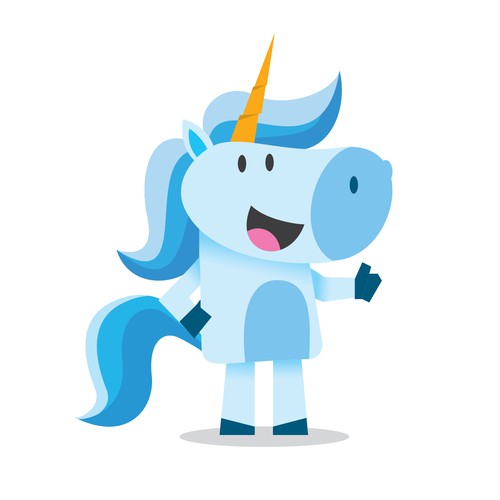 Unicorn.io needs a powerful and memorable mascot Design by leargamar