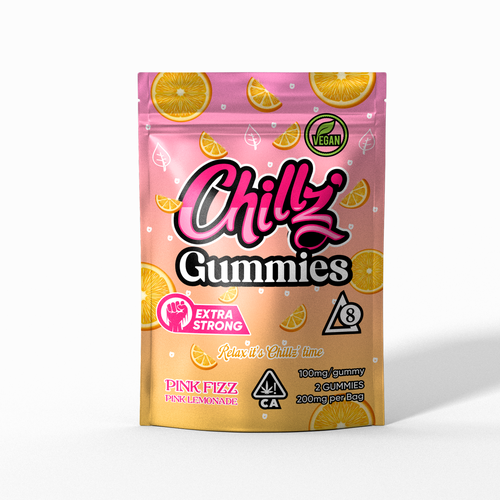 CHILLZ CBD Brand need his new packaging for his DELTA 8 Gummies Design by SONUPARMAR