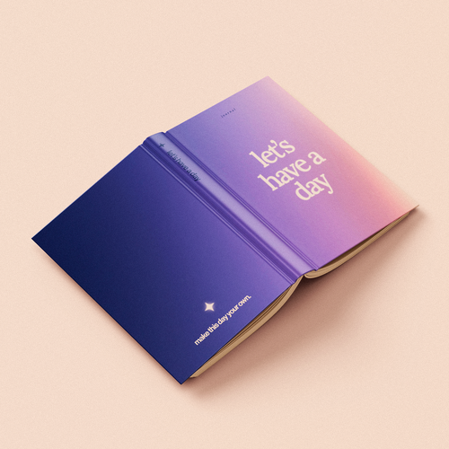 Minimalistic pinterest vibe for a self help journal cover Design by turbo vanja