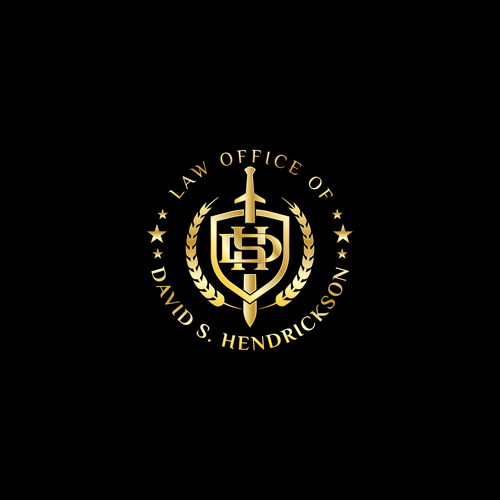 logo and letterhead for military criminal defense law firm Ontwerp door ironmaiden™