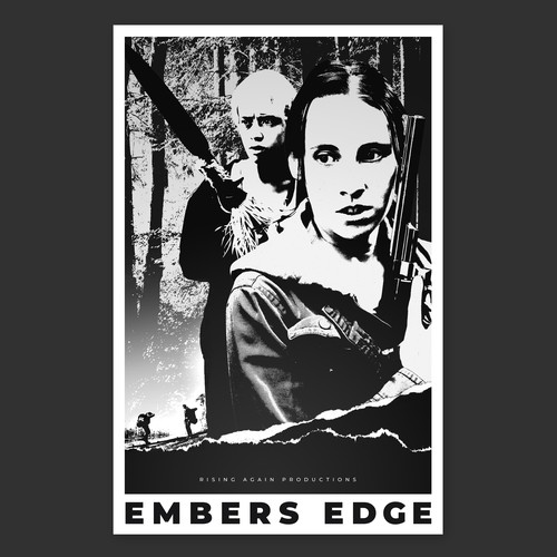 EMBERS EDGE - Captivating Movie Poster for our Thriller / Suspense / Drama Design by Patricia Hunt