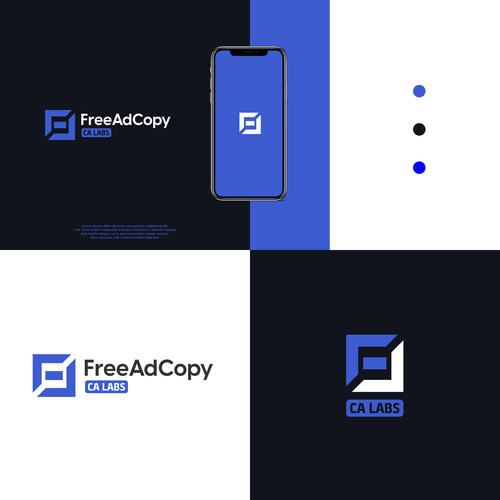 Design sleek logo for AI copywriting app for business owners Design by Ale!StudioDesign