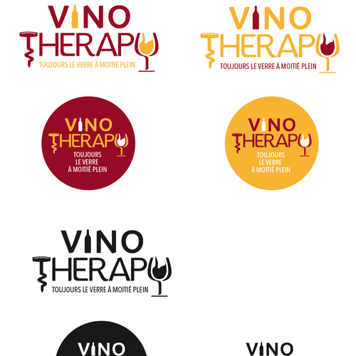 "Un logo VinoTherapy" winning Logo & brand identity pack