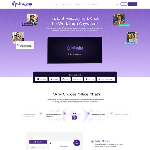 Chat websites - 26+ Best Chat Web Design Ideas 2023 | 99designs
