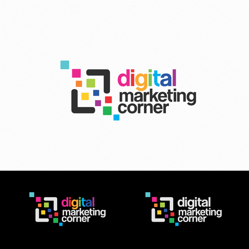 Modern Colourful Logo Design For Digital Marketing Corner Logo Design Contest 99designs