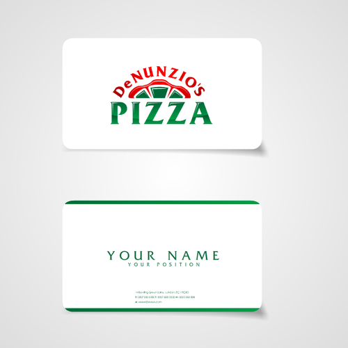 Help DeNUNZIO'S Pizza with a new logo Réalisé par lpavel