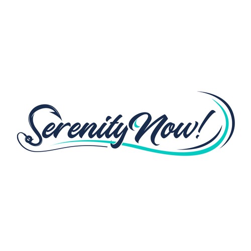 Boat Name Logo    ( Serenity Now! ) Design by Louka.