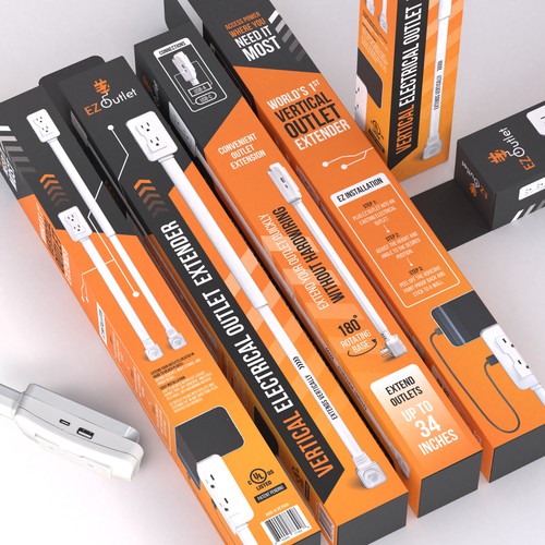 Packaging Design for Electrical Product- additional work for winning designer too Design by DG[Graphix]