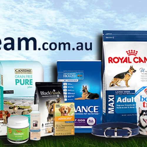 EASY facebook cover photo for an ONLINE PET STORE. Design by Grafikkstudio