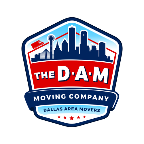 Diseño de Design a fun, high-quality logo for The DAM Moving Company de Gloxee