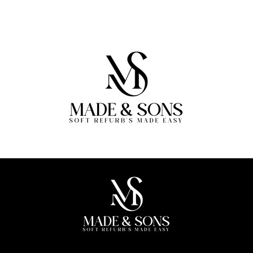 Design di Luxury Meets Ease: Logo & Card Design for Made & Sons di Ovita ✏️