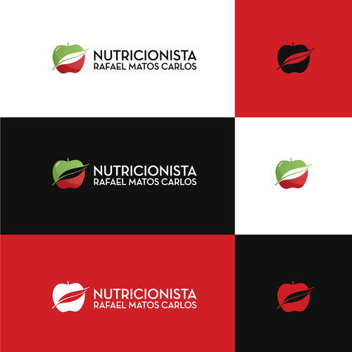 Logo/Identidade Visual para Nutricionista, investigador e atleta Design by PICABOCA studio™