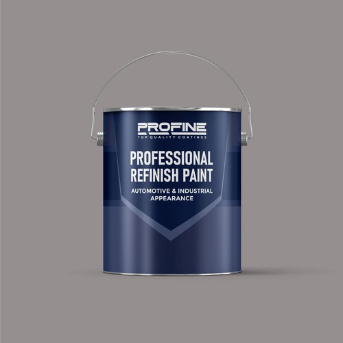 Label for our professional automotive and industrial coatings products Design by Rumon79