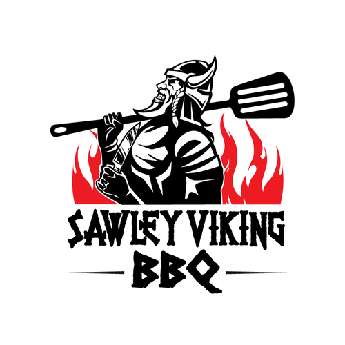 Viking Inspired BBQ Food Delivery Needs a Logo Design by Naufal RA