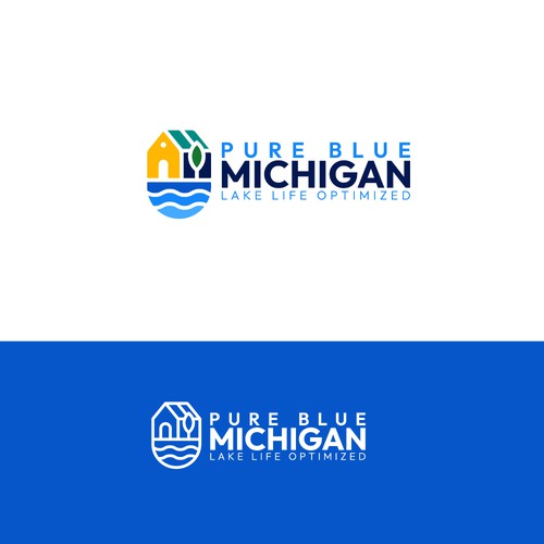 Pure Blue Michigan Design by DOCE Creative Studio